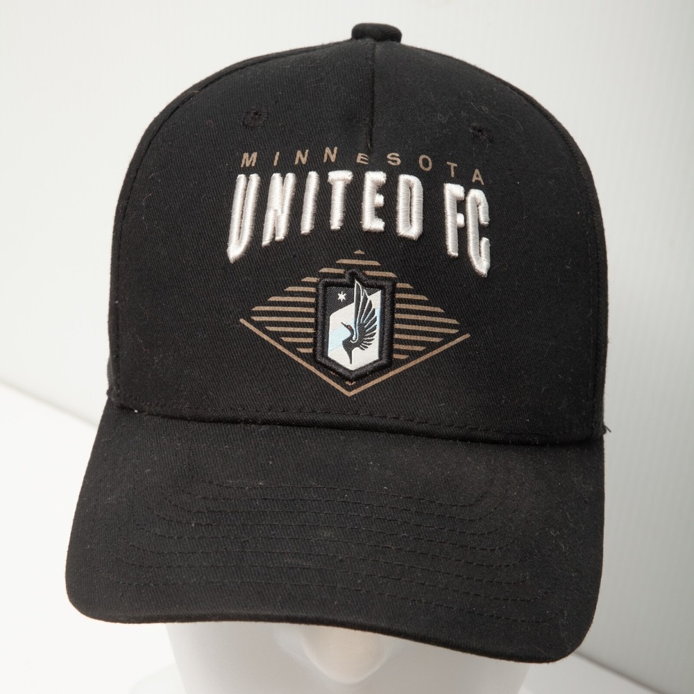 Mitchell & Ness Minnesota United FC Hat Mens OSFM Black MLS Snapback Cap